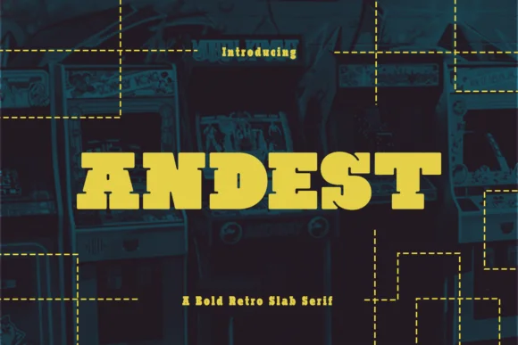 Andest by Indotype Foundry — Slab Serif Font