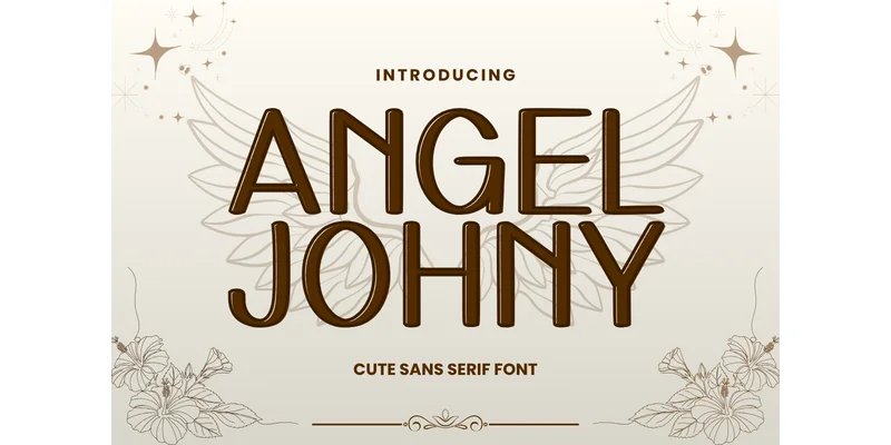 Angel Johny Font by Letterayu — Sans Serif Font