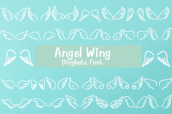 Angel Wing by Nongyao — Dingbats Font