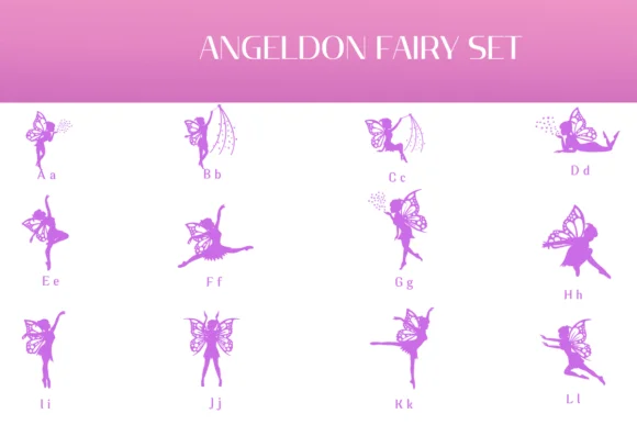Angeldon Fairy Set by Heartcraft Atelier — Dingbats Font — thumbnail 2