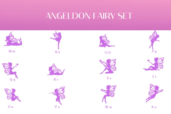 Angeldon Fairy Set by Heartcraft Atelier — Dingbats Font — thumbnail 3