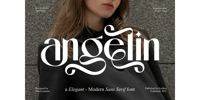 Angelin Font by Keithzo (7NTypes) — Sans Serif Font