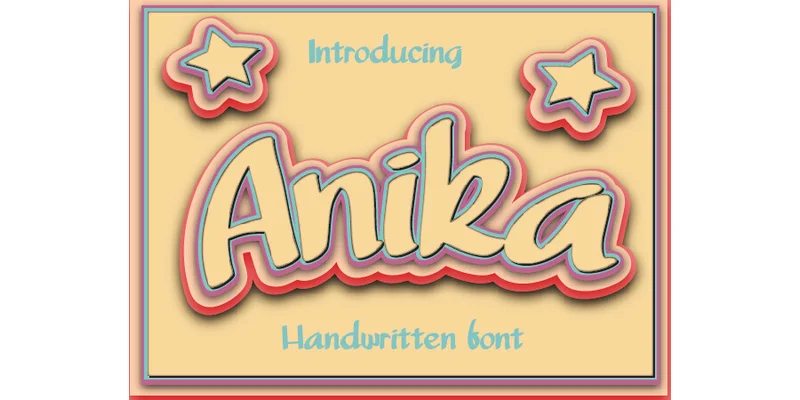 Anika Font by NeoReborn by NeoReborn — Display Font