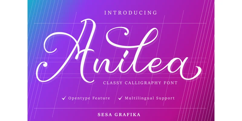 Anilea Font by sesa_grafika — Script Handwritten Font