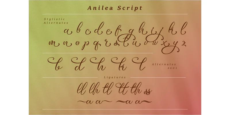 Anilea Font by sesa_grafika — Script Handwritten Font — thumbnail 4