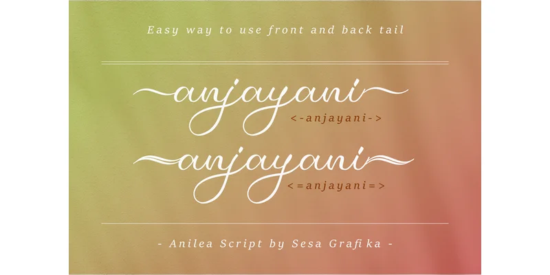 Anilea Font by sesa_grafika — Script Handwritten Font — thumbnail 5