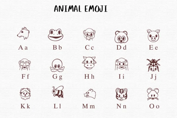 Animal Emoji by Nongyao — Dingbats Font — thumbnail 2