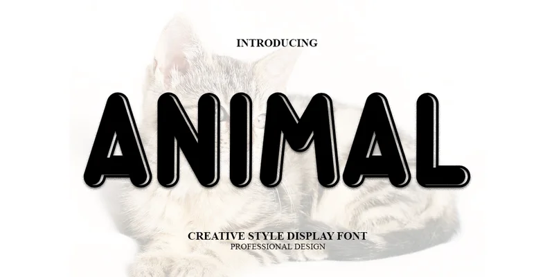 Animal Font by PAYJHOshop by PAYJHOshop — Display Font