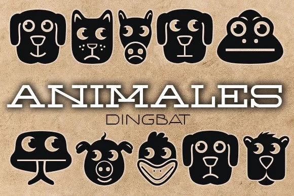 Animales by vladimirnikolic — Dingbats Font