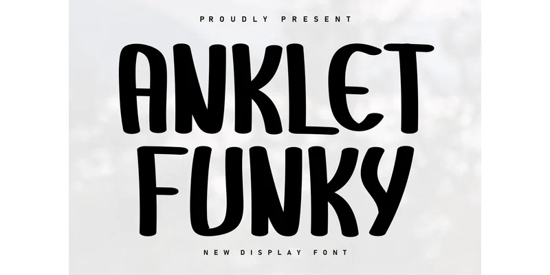 Anklet Funky Font by Berkah Shop by Berkah Shop — Display Font