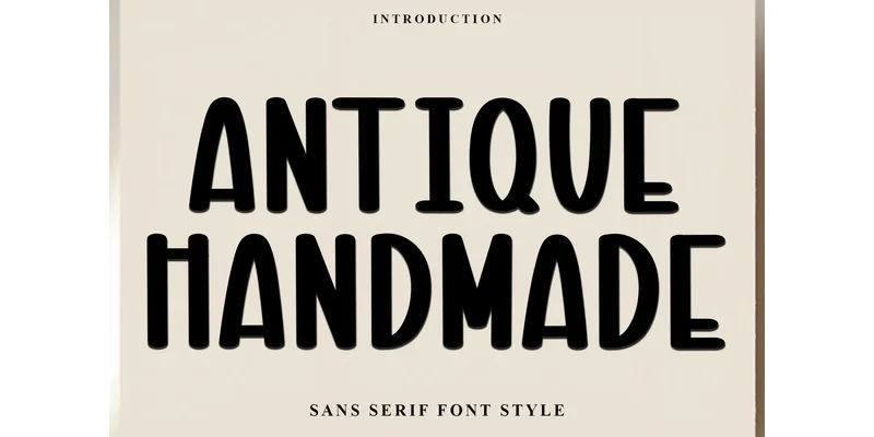 Antique Handmade Font by FreshTypeINK by FreshTypeINK — Display Font