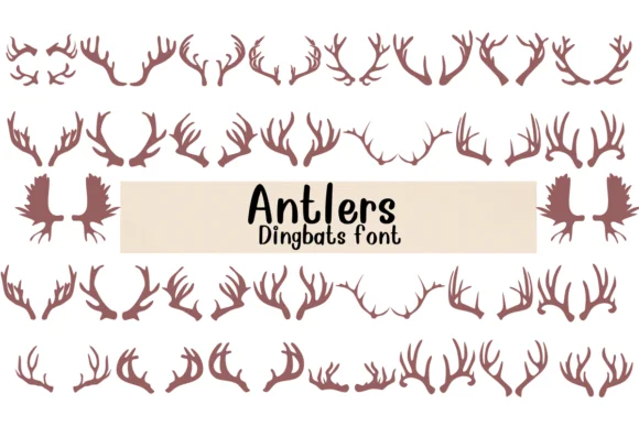 Antlers by Nongyao — Dingbats Font