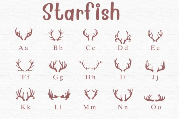 Antlers by Nongyao — Dingbats Font — thumbnail 2