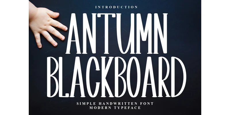 Antumn Blackboard Font by Inermedia STUDIO by Inermedia STUDIO — Display Font