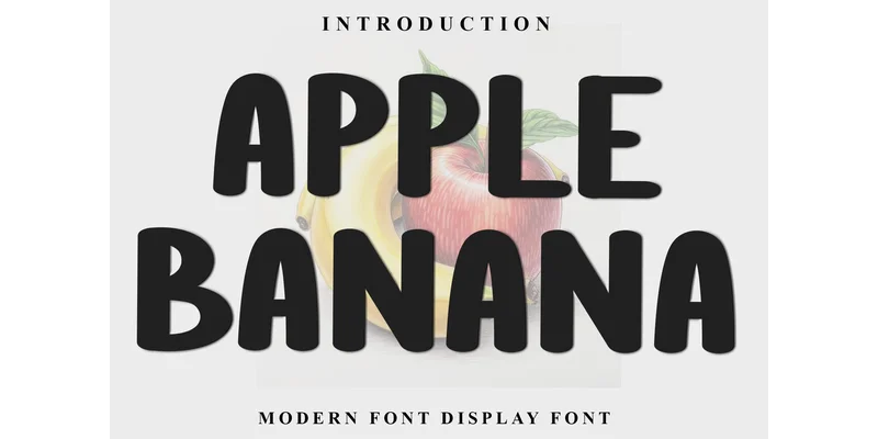 Apple Banana Font by Inermedia STUDIO by Inermedia STUDIO — Display Font