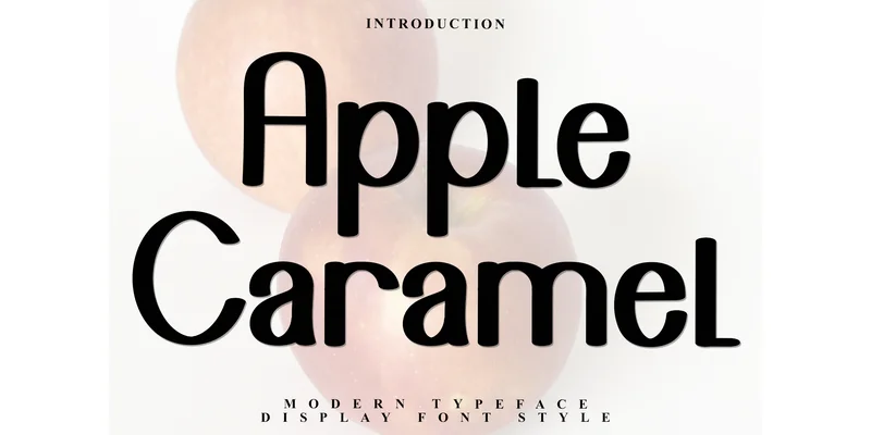 Apple Caramel Font by FreshTypeINK by FreshTypeINK — Display Font