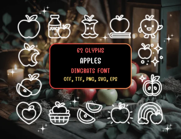 Apples by Distiny4919 — Dingbats Font