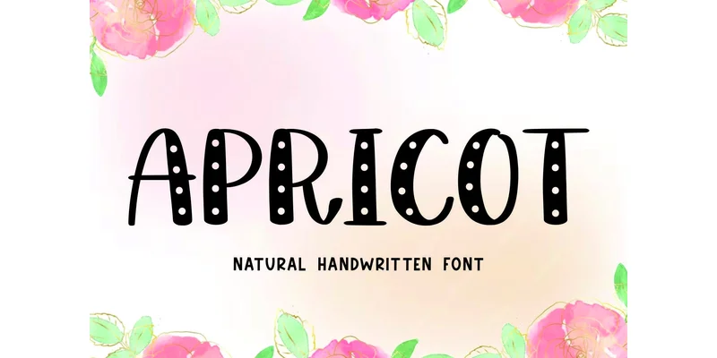 Apricot Font by Mozatype by Mozatype — Display Font