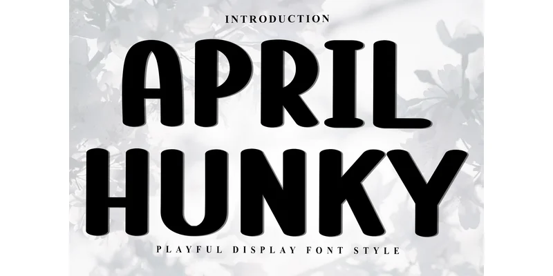 April Hunky Font by Inermedia STUDIO by Inermedia STUDIO — Display Font
