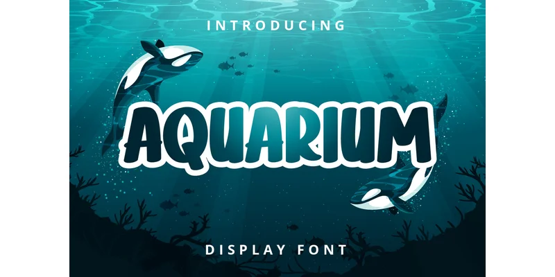 Aquarium Font by Planetz studio by Planetz studio — Display Font