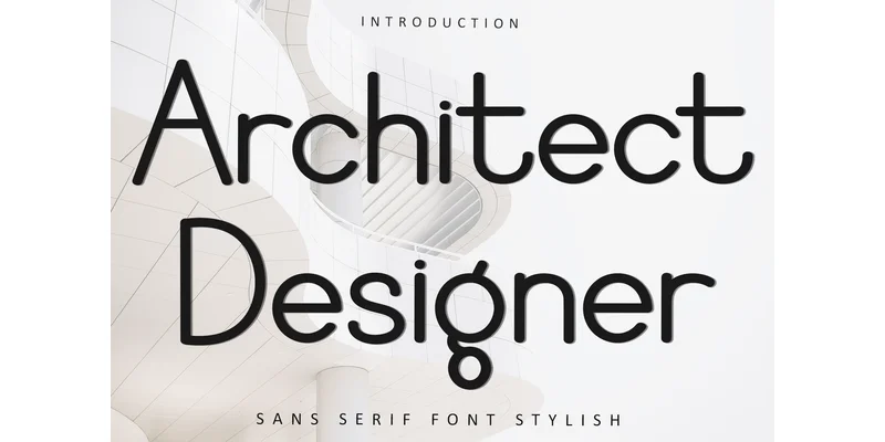 Architect Designer Font by FreshTypeINK by FreshTypeINK — Display Font