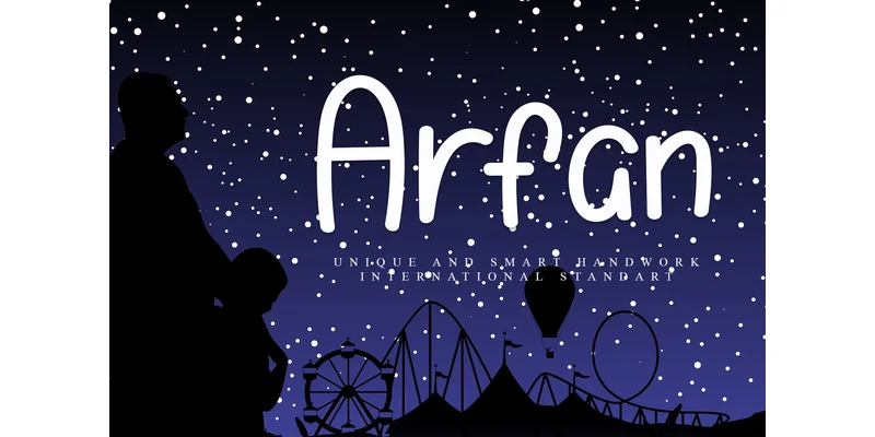 Arfan Font by GiaLetter by GiaLetter — Display Font