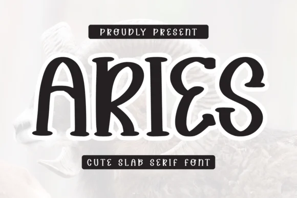 Aries by CraftedType Studio — Slab Serif Font