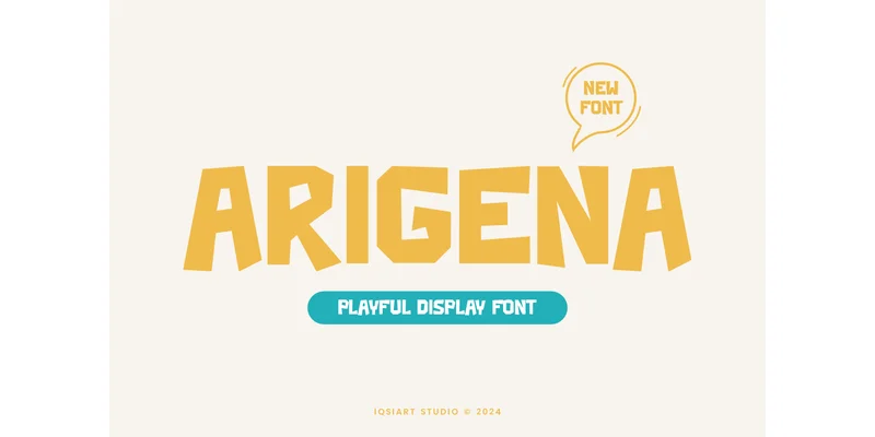 Arigena Font by IqsiartStudio — Sans Serif Font
