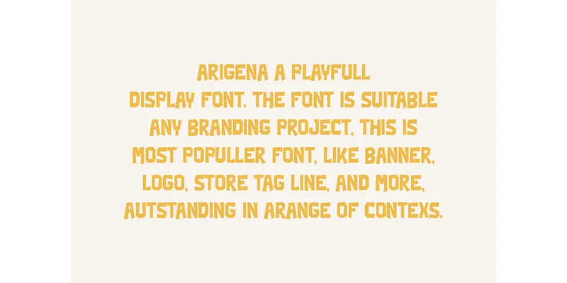 Arigena Font by IqsiartStudio — Sans Serif Font — thumbnail 2