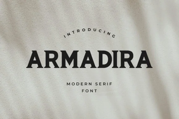 Armadira by uicreativenet — Slab Serif Font