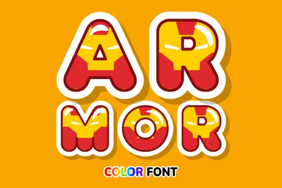 Armor by JUSTTYPE — Color Fonts Font