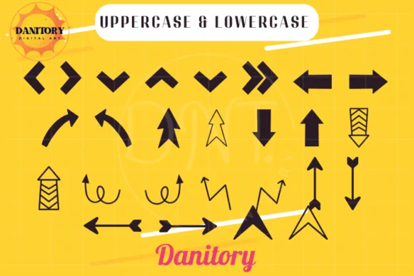 Arrow by danita.kukkai — Dingbats Font — thumbnail 2