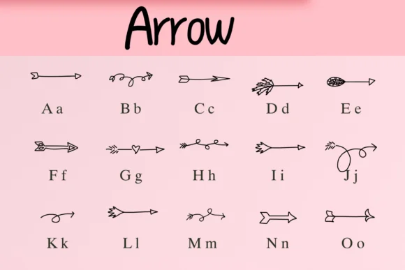 Arrow by Nongyao — Dingbats Font — thumbnail 2