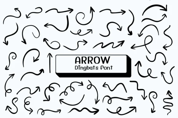 Arrow by Ketsarin — Dingbats Font