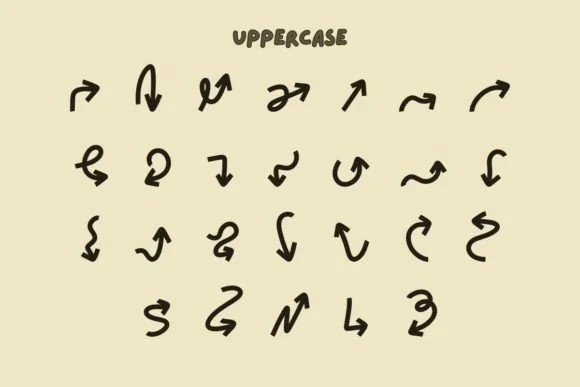Arrow Bold by Eystore — Dingbats Font — thumbnail 2