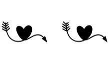 Arrow Heart by Ketsarin — Dingbats Font — thumbnail 8