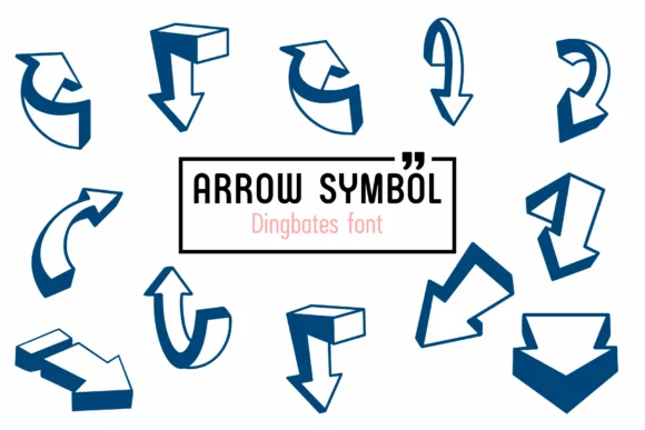 Arrow Symbol by Chada Art — Dingbats Font