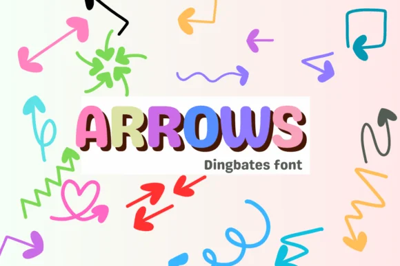 Arrows by Sirinart — Dingbats Font