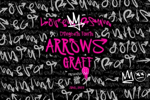 Arrows Graff by BB Type Studios — Dingbats Font