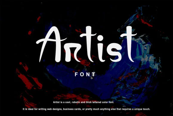 Artist by Rabeya — Color Fonts Font