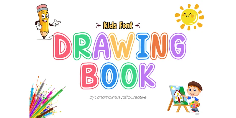Artschool Regular Font by anamalmusyaffaCreative by anamalmusyaffaCreative — Display Font — thumbnail 2