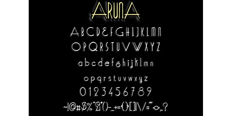 Aruna Font by dwisastudio — Sans Serif Font — thumbnail 6