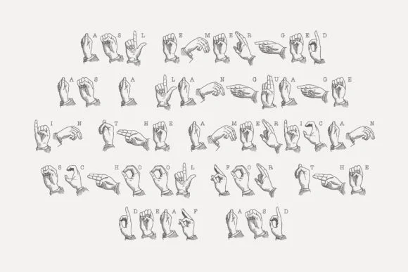 ASL Line by Kaer_cf — Dingbats Font — thumbnail 4
