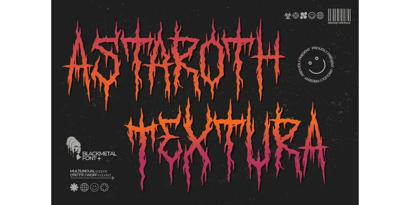 Astaroth Textura Font by Denustudios by Denustudios — Blackletter Font
