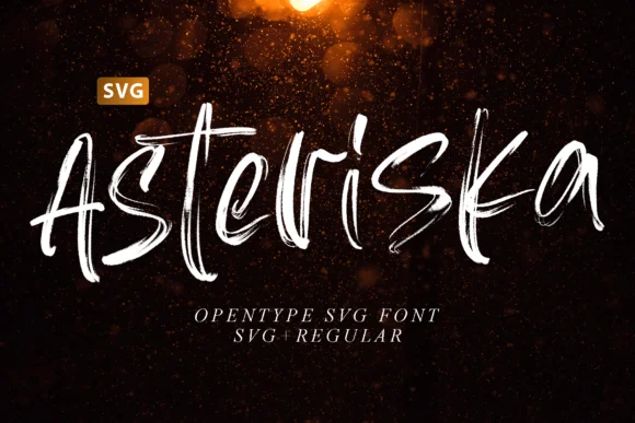 Asteriska by KDP Effortless Profits — Color Fonts Font