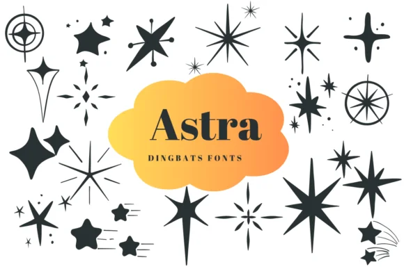 Astra by Suphitchaya — Dingbats Font