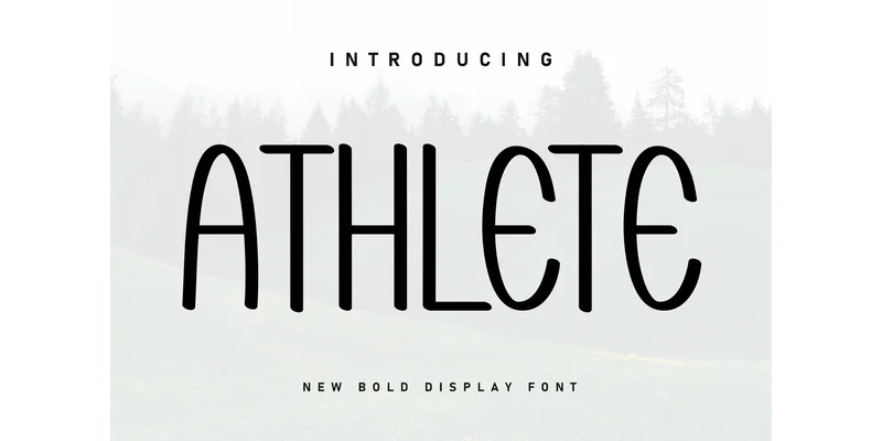 Athlete Font by Berkah Shop by Berkah Shop — Display Font