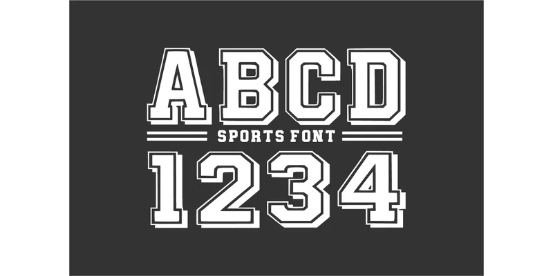 Athletic Jersey Font by TaralArt by TaralArt — Display Font — thumbnail 4