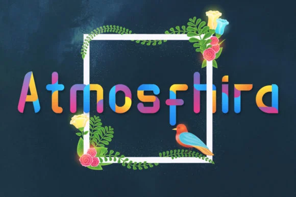 Atmosfhira by Mojibam — Color Fonts Font
