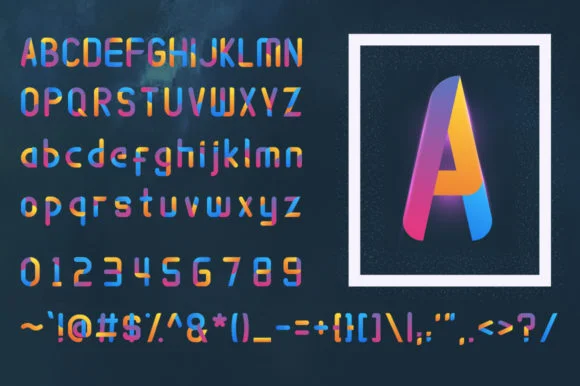 Atmosfhira by Mojibam — Color Fonts Font — thumbnail 2